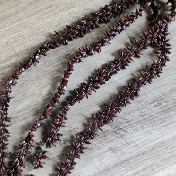 ✌️ Vintage 70s boho hippie ipil ipil seed Jamaican necklace - Picture 1 of 4